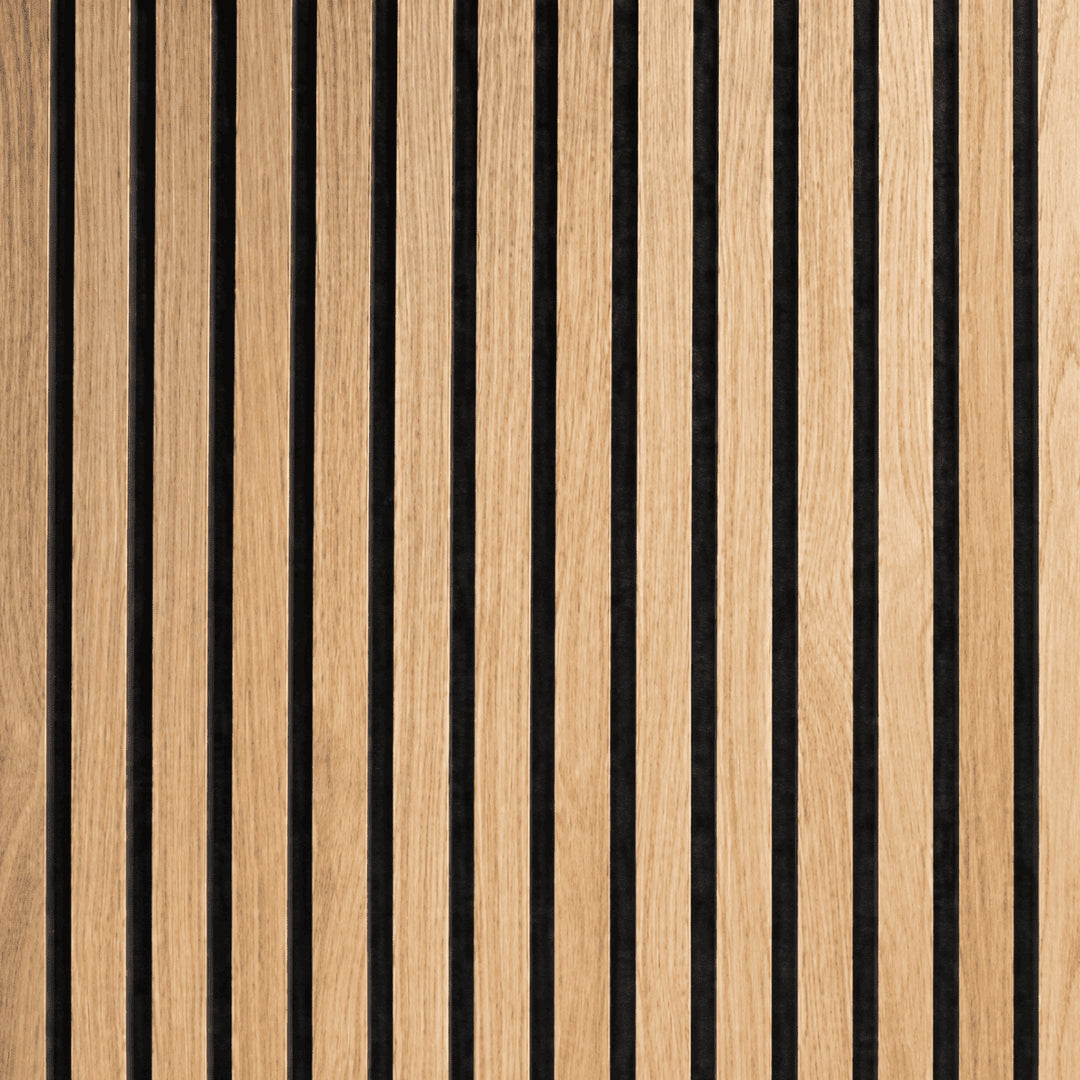 Acoustic Wooden Wall Panel – Transform Your Room in Just 30 Minutes – (270 cm x 110 cm)