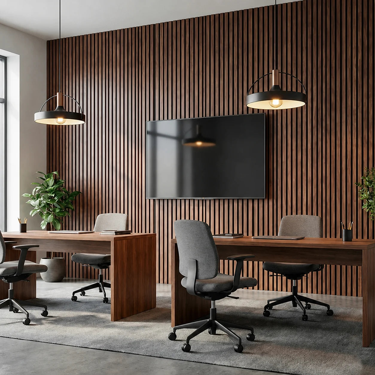 Acoustic Wooden Wall Panel – Transform Your Room in Just 30 Minutes – (270 cm x 110 cm)